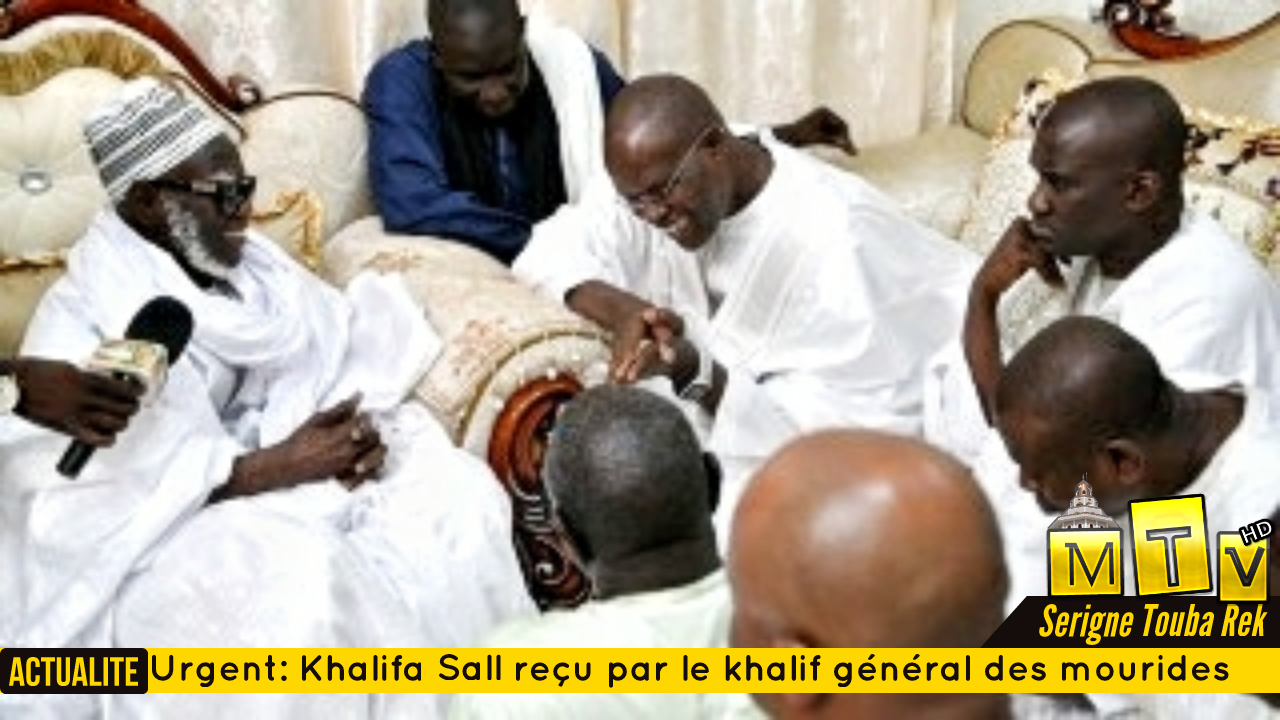 Urgent : Khalifa Sall reçu par le khalif général des mourides