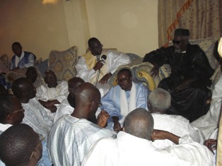 le président de la République Mr Macky Sall à Touba ce 22 décembre 2012