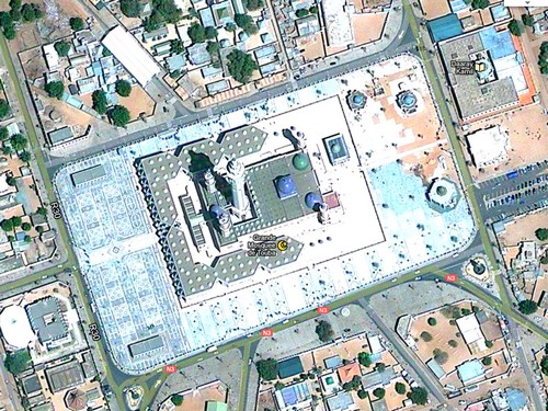 La Carte Géographique Satellitaire de la ville Sainte de Touba