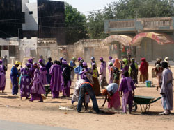 Assainissement de la ville en préparation du Grand Magal de TOUBA 2011