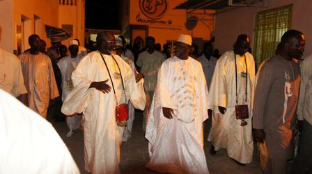 LE PRESIDENT DE LA REPUBLIQUE MACKY SALL AU COMPLEXE HIZBUT-TARQIYYAH DE TOUBA