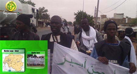 Grandes Journées Culturelles Cheikh Ahmadou Bamba : marche Louga Dakar, les marcheurs plus que jamais résolus