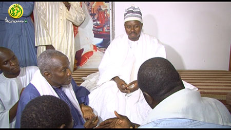 Une délégation de la grande caravane religieuse du Grand Magal de TOUBA chez le porte-parole du Khalife Général des Mourides