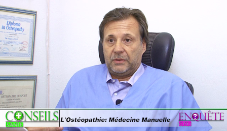 Médecine Manuelle- l'Ostéopathie avec Dr Jean Pierre Bergeot