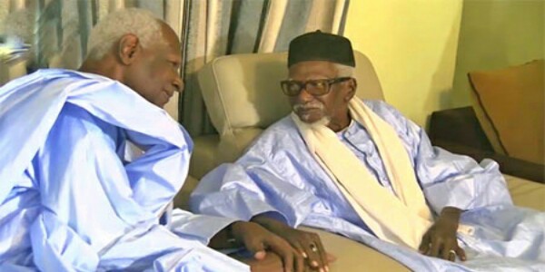 L'ancien président du Sénégal Abdou Diouf a rendu visite au Khalife Général des Mourides
