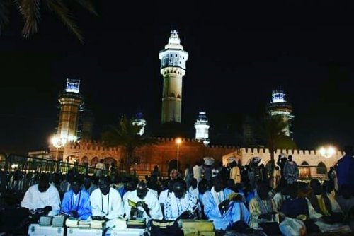 Magal 2017 : Nuit du Saint Coran sur l'esplanade de la Grande Mosquée de Touba