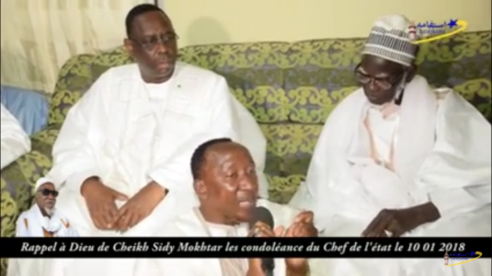 Les Condoléances du Président Macky Sall chez Serigne Mountakha Mbacke