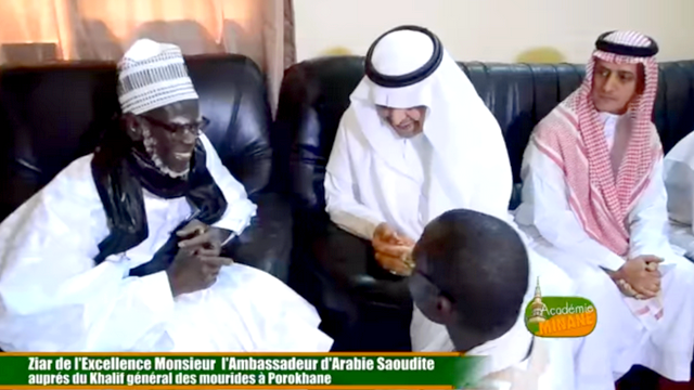 Magal Porokhane 2018 : Visite de l'ambassadeur d'Arabie Saoudite au Sénégal a Porokhane