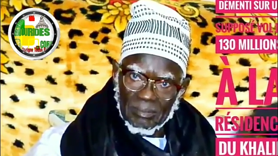 Démenti Officielle sur un supposé Vol de 130 Millions à la résidence du Khalif Général des Mourides
