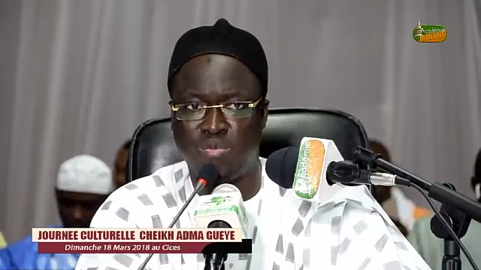 Journée Culturelle Cheikh Adama Gueye Conférencier Serigne Ablaye Diop Bichri