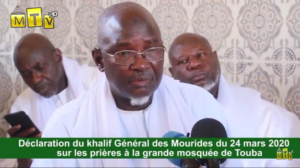 Coronavirus : et prières à la Grande Mosquée de TOUBA, Les Précisions de S. Mbacké Abdou Rakhmane
