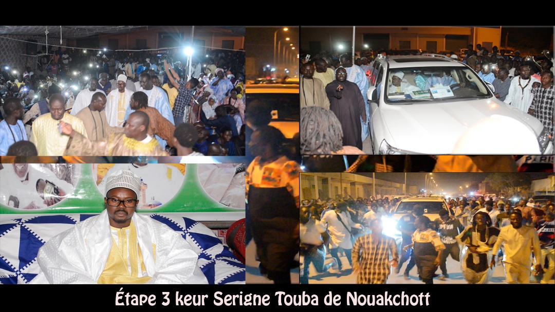 Mauritanie 2020 : keur Serigne Touba de Nouakchott, Arrivée de la délégation du Khalif Général des Mourides