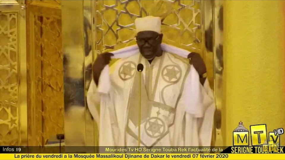 Bayane : Imam Cheikh Awa Balla Gueye, Mosquee Massalikoul jinane vendredi 07 fevrier