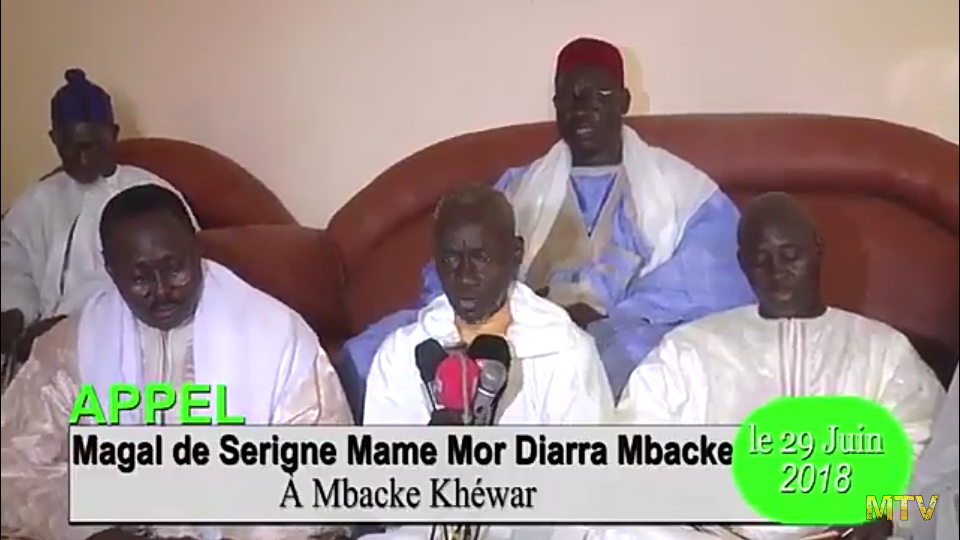 Célébration Magal Serigne Mame Mor Diarra Mbacké le 29 juin 2018 à Mbacké Khéwar