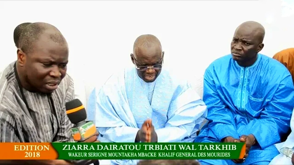 Ziaara Dahiratou Tarbiati Wal Tarkhib Wakeur Serigne Mountakha Mbacke khalife Général des Mourides