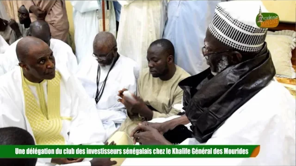 Une Délégation du club des investisseurs sénégalais chez le Khalife Général des Mourides