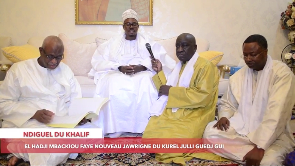 Urgent : Ndiguel du Khalife général des Mourides, S. Mbackiou Faye Diewrigne du kourelou Diouly...