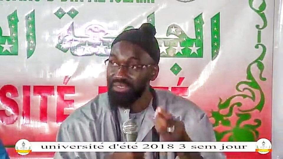 Université d'été 2018 Dahira Ansarou Dine Al Islam 3ème jour Exposé de Serigne Babacar Mboup sur la franc maçonnerie
