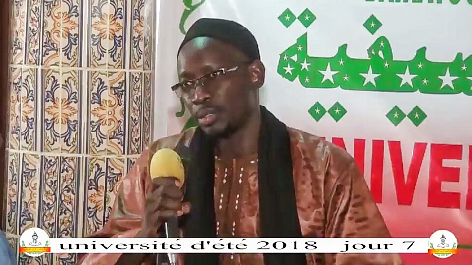 Université d'été 2018 Dahira Ansarou Dine Al Islam 7ème jour Exposé de Serigne Sam Bousso sur les discours politiques