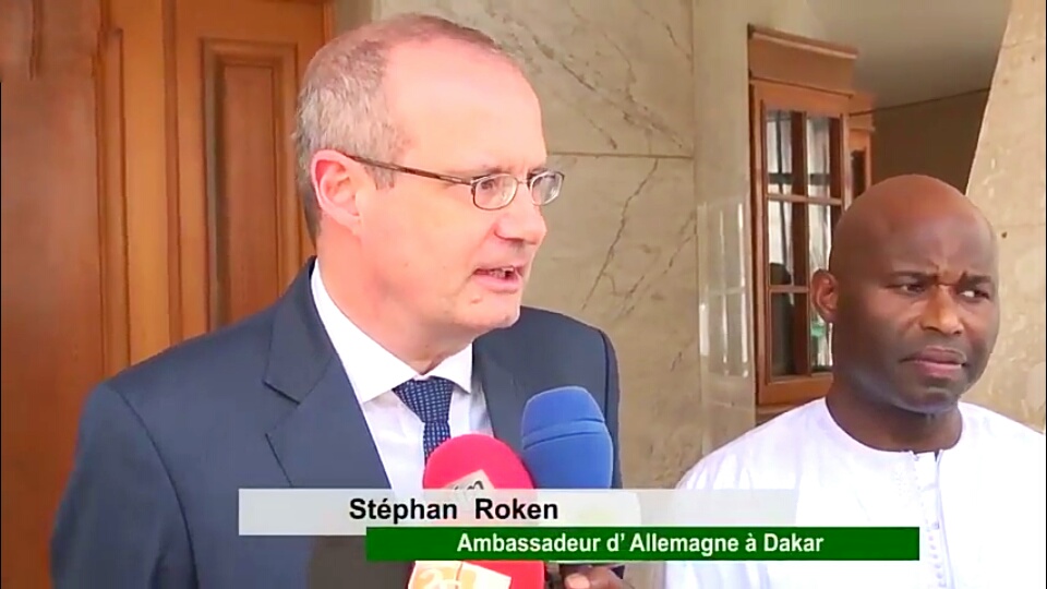 Stéphan Roken Ambassadeur de l'Allemagne au Sénégal en Visite a Touba