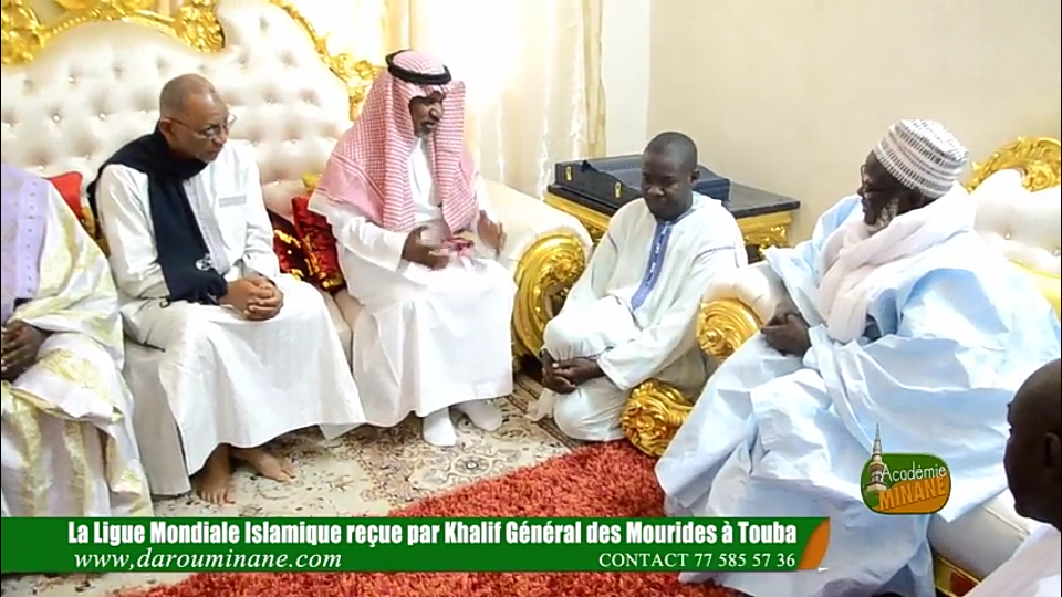 La Ligue Mondiale Islamique reçue par Khalif Général des Mourides à Touba