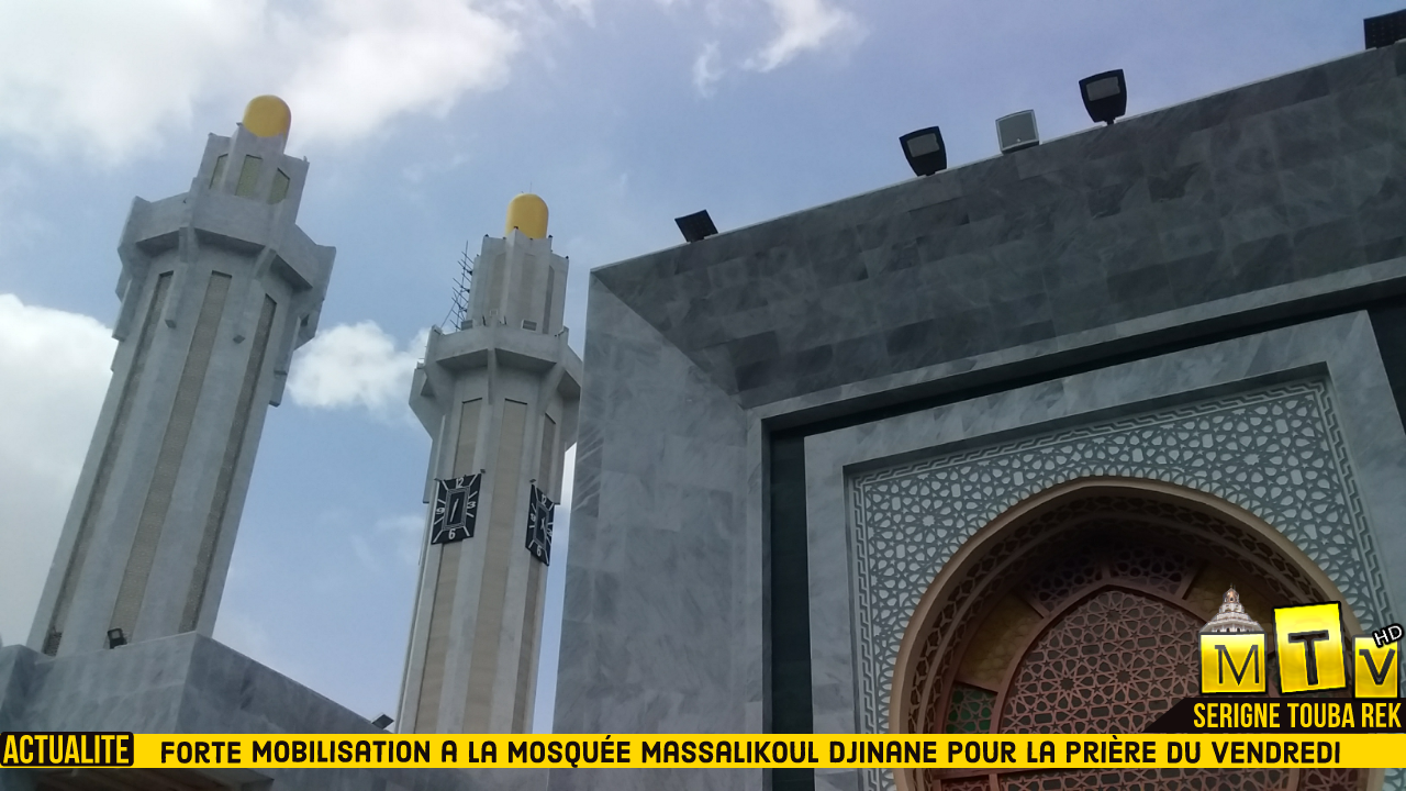 Forte mobilisation à la Mosquée Massalikoul djinane pour la priere du Vendredi 04 octobre 2019