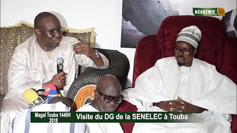 Magal 2018 : visite du Directeur général de la Senelec a Touba