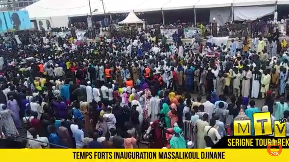 Temps forts de l'inauguration de la Mosquée Massalikoul djinane