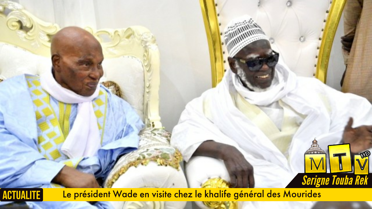 Urgent : le président wade en visite chez le khalif général des mourides