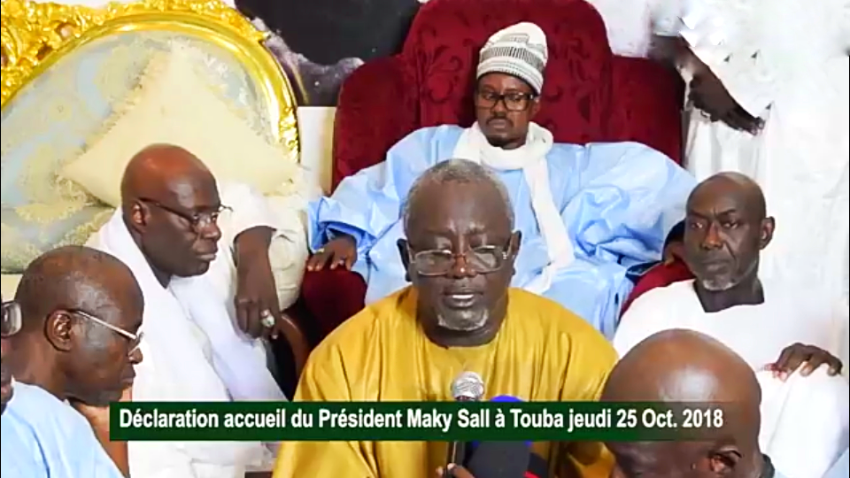 Magal 2018 : Déclaration de Cheikh Bass sur la Visite du Président de la république à Touba le jeudi 25 Octobre 2018