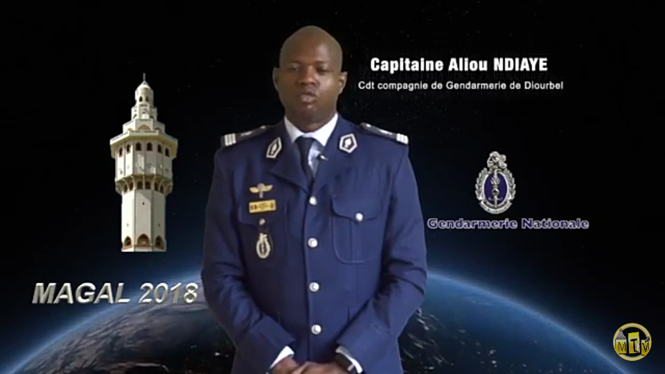 Gandarmerie nationale plan de sirculation routière du Grand Magal de TOUBA 2018