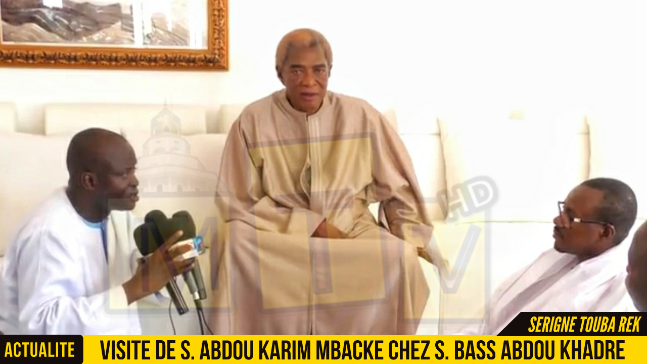 Visite de S. Abdou Karim Mbacke chez S Bass Abdou Khadre