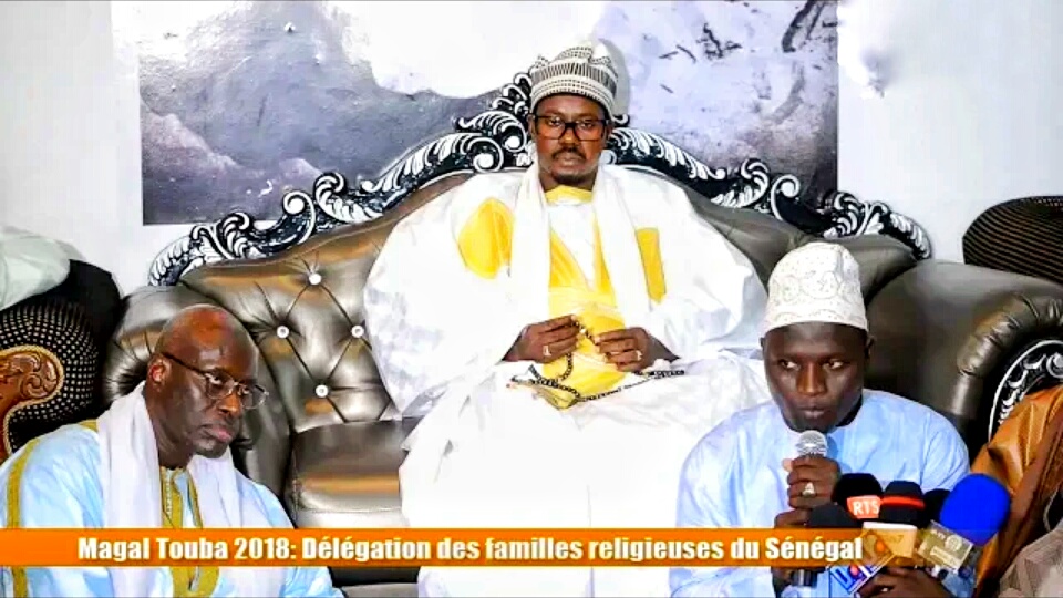 Magal 2018 : les délégation des familles religieuses du Sénégal reçu par Serigne Bassirou Mbacke Abdou Khadre