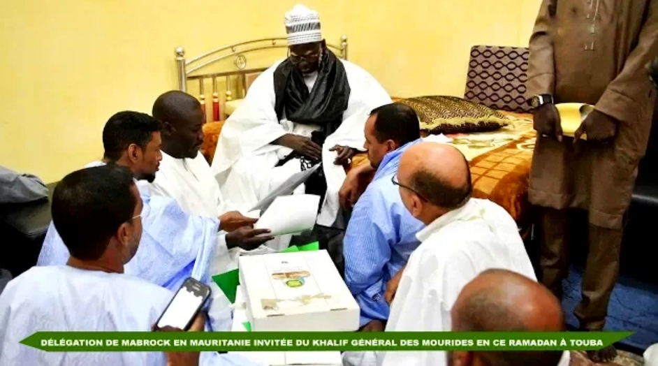Délégation de Mabrock en Mauritanie invitée du Khalif Général des Mourides en ce mois de ramadan à Touba