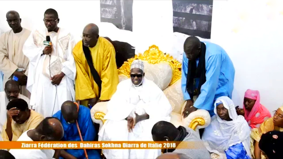 Ziarra de la Fédération des Dahiras Sokhna Diarra d'italie 2018