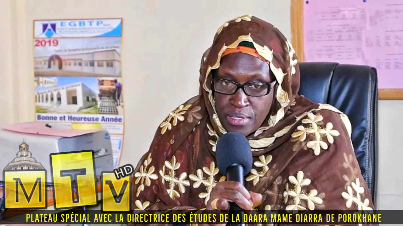 Plateau Spécial avec la directrice des études de la Daara Mame Diarra de Porokhane