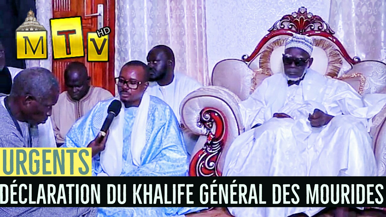 Urgent : Déclaration du Khalife Général des Mourides Pose Première Pierre de l'université de Touba