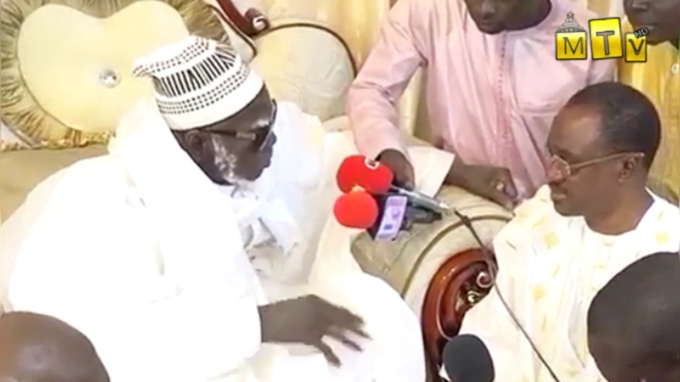 Le témoignage du Khalife général des Mourides sur Me Madické NIANG qui été en visite à Touba