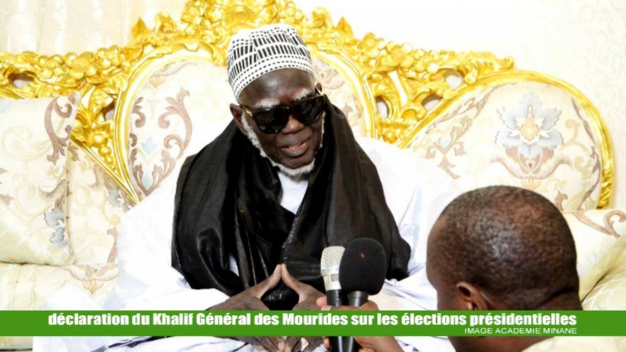 Urgent : Déclaration du Khalif Général des Mourides sur l'élection présidentielle du 24 février 2019