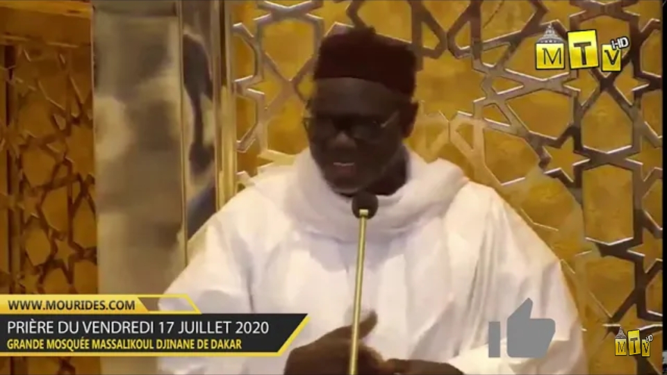 Bayane du vendredi partie 01 Imam Cheikh Awa balla Gueye le 17 07 2020