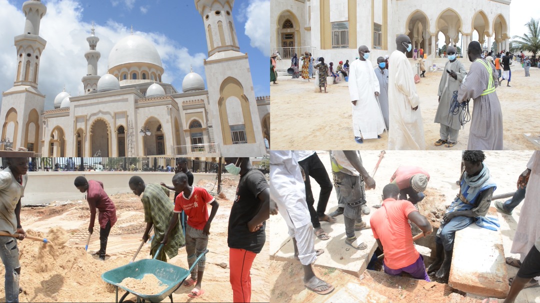 Porokhane - Journée de nettoiement préparatoire de l'inauguration de la grande Mosquée
