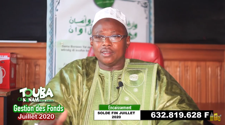 Touba ça Kanam - Commission des finances - Gestion des fonds du mois de juillet 2020
