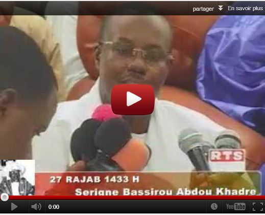 MAGAL DE KAZU RAJAB 2012 : LA CEREMONIE OFFICIELLE