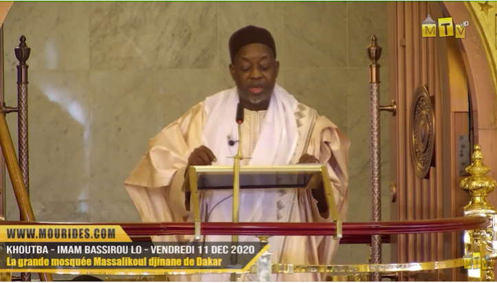KHOUTBA IMAM BASSIROU LO - VENDREDI 11 DEC 2020 - MOSQUEE MASSALIKOUL JINANE