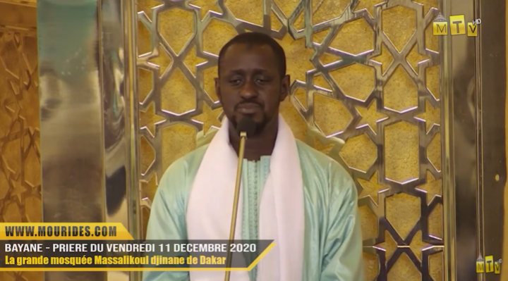 BAYANE - MOUHAMADOUL AMINE SOW - VENDREDI 11 DEC 2020 - MOSQUEE MASSALIKOUL JINANE