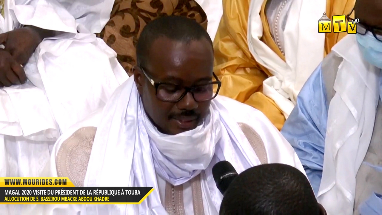 Magal 2020 - Allocution de Cheikh Bass Abdou Khadre - visite du président de la république à Touba