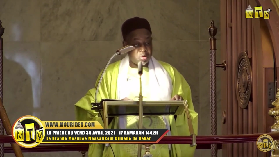 Khoutba Imam Bassirou Lo, vendredi 30 avril 2021 a la Mosquée Massalikoul Djinane de Dakar