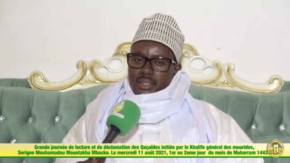 Déclaration de S. Bassirou MBACKE Abdou Khadre sur la journée des khassaides sur ndigueul du Khalife