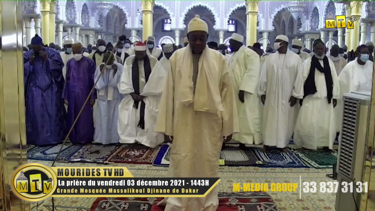 La Priere du vendredi 03 décembre 2021 - Grande Mosquee Massalikoul Djinane de Dakar