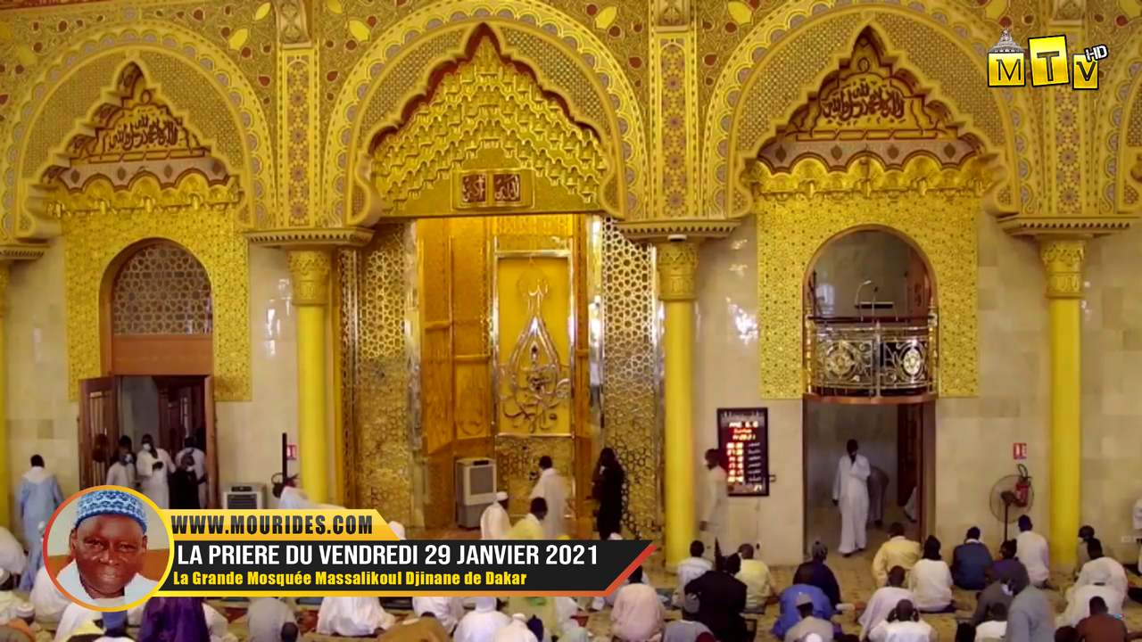 khoutba Imam Bassirou LO vendredi 29 janvier 2021 a la Grande Mosquee Massalikoul Djinane de Dakar
